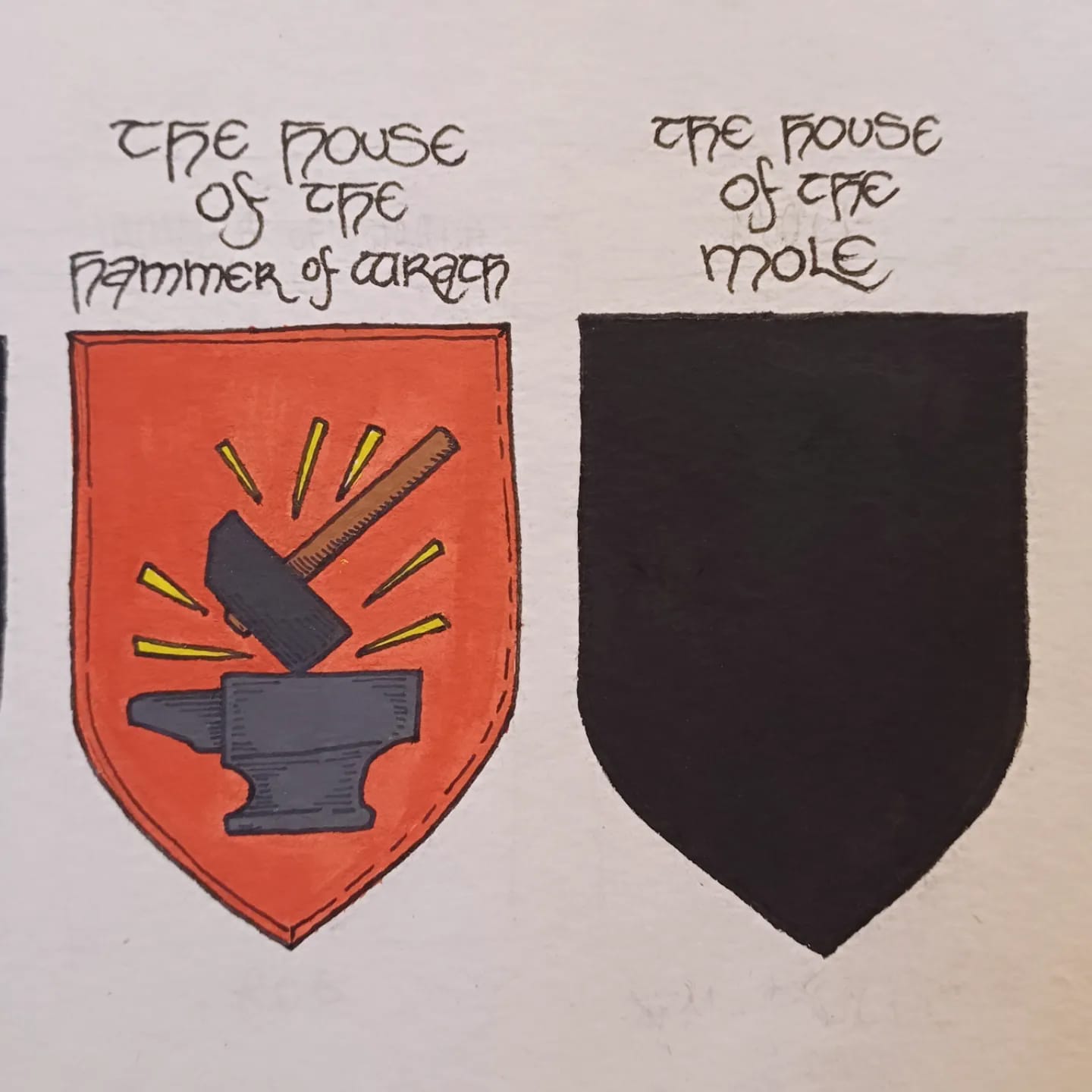 The Houses of the Hammer of Wrath and Mole